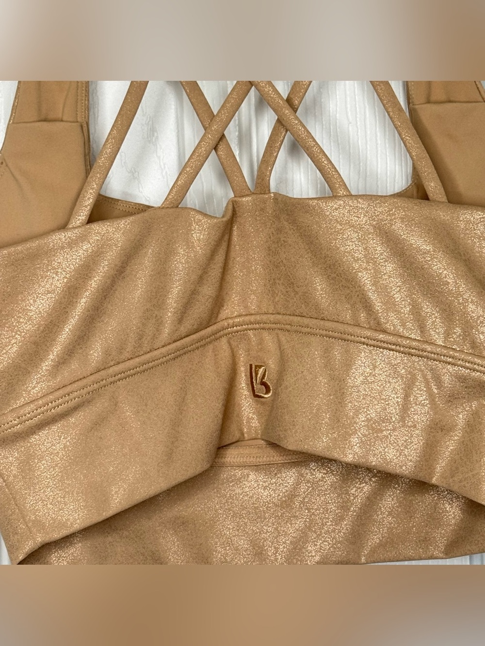 Buffbunny Revolution Sports Bra In Gold Size S - Picture 4 of 9